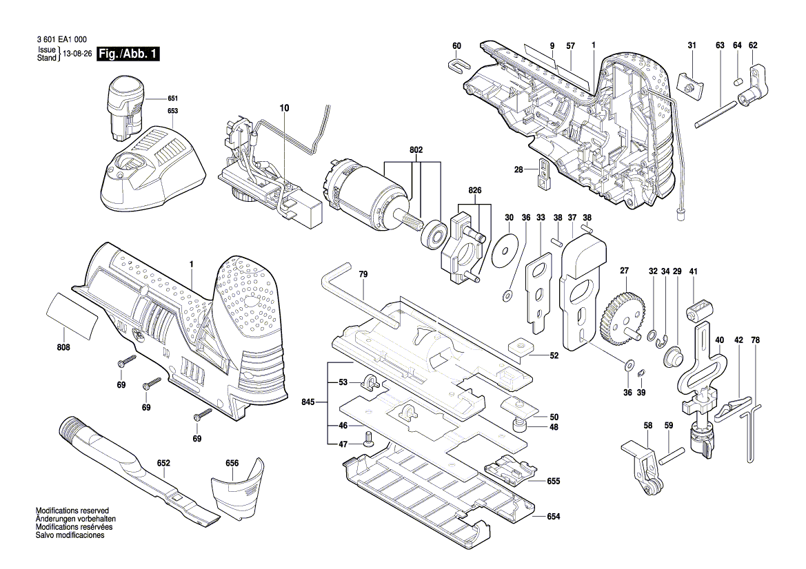 New Genuine Bosch 1619P10586 DC motor
