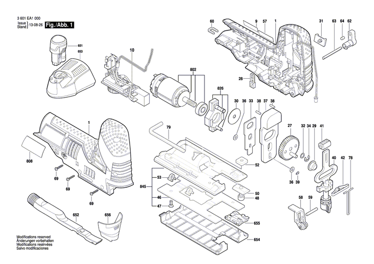 New Genuine Bosch 1619P10586 DC motor
