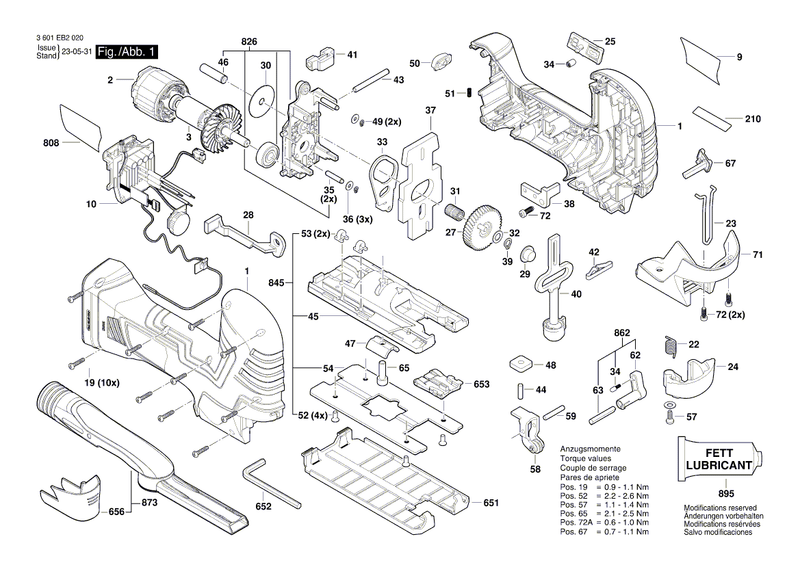 New Genuine Bosch 1619P10589 Key Holder