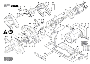 New Genuine Bosch 1619P10608 Slotted Spring Pin
