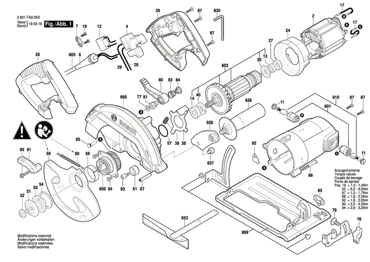 New Genuine Bosch 1619P10608 Slotted Spring Pin