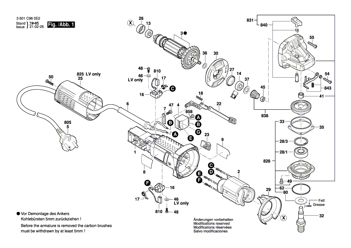 New Genuine Bosch 1619P10681 Auxiliary Handle