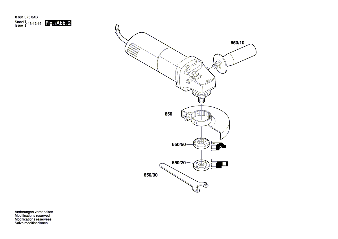 New Genuine Bosch 1619P10716 Bearing Flange
