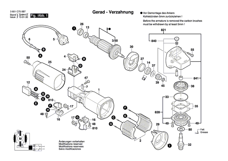 New Genuine Bosch 1619P10717 Gear Housing