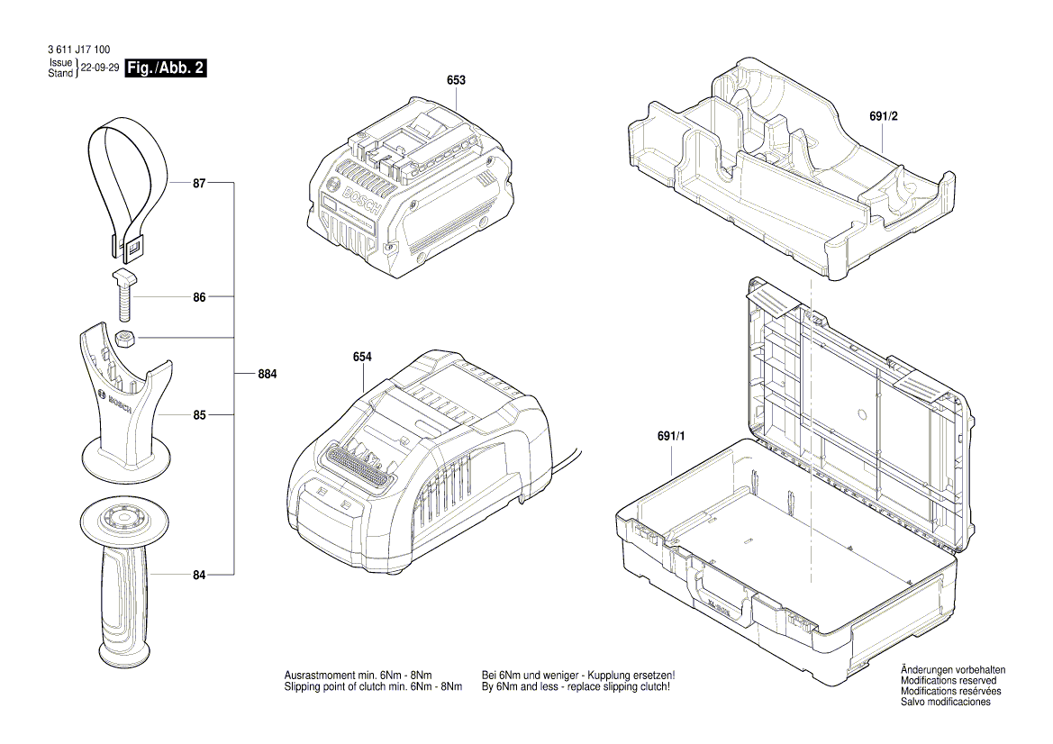 New Genuine Bosch 1619P10749 Bushing
