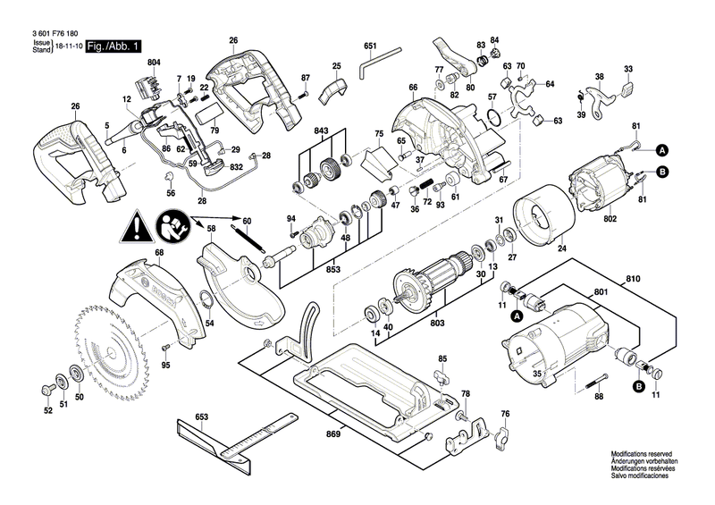 New Genuine Bosch 1619P10792 Trigger