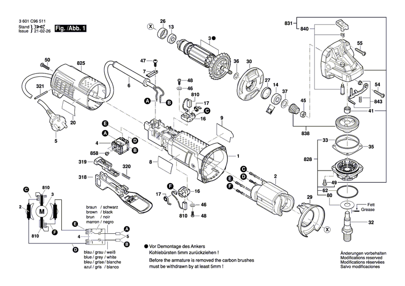 New Genuine Bosch 1619P10975 Switch-Pawl