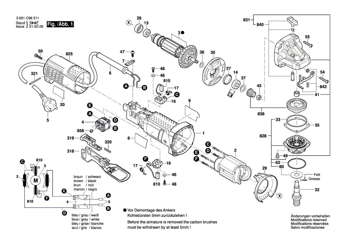 New Genuine Bosch 1619P10975 Switch-Pawl