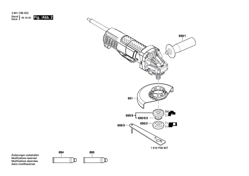 New Genuine Bosch 1619P10979 Pin