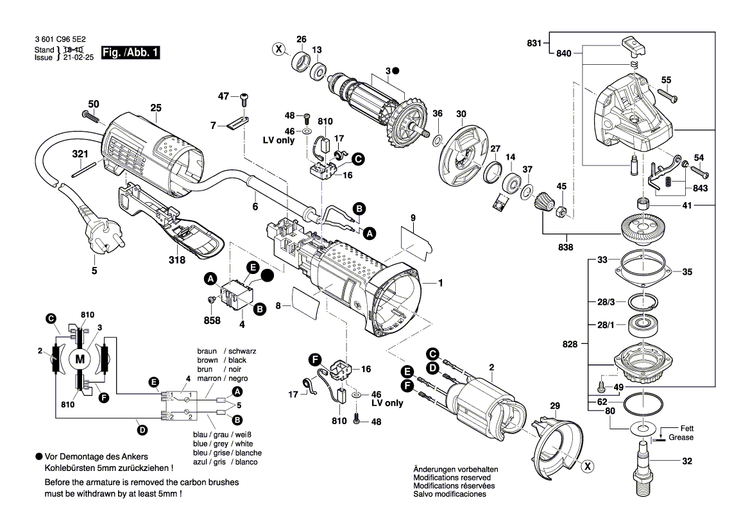 New Genuine Bosch 1619P10979 Pin