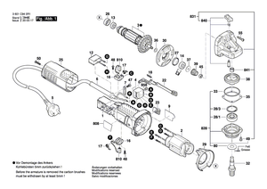 New Genuine Bosch 1619P11033 Nameplate