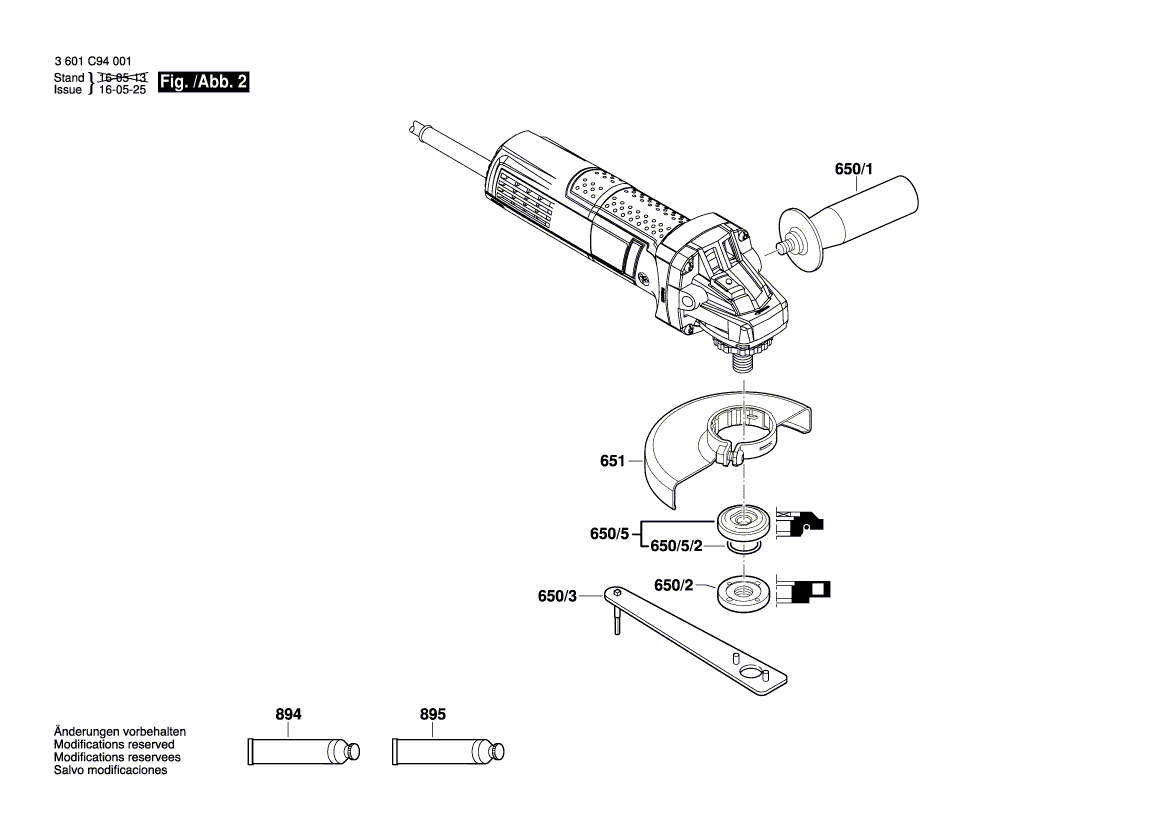 New Genuine Bosch 1619P11041 Nameplate