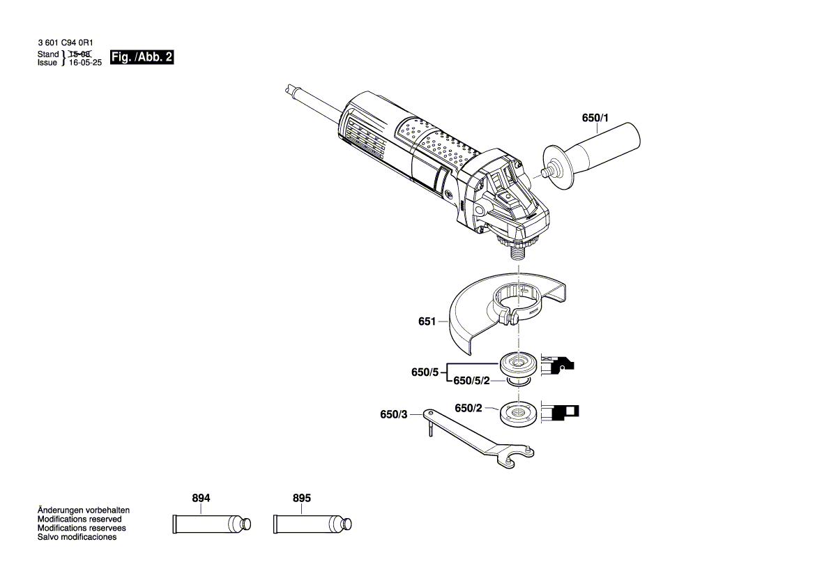 New Genuine Bosch 1619P11133 Manufacturer's nameplate
