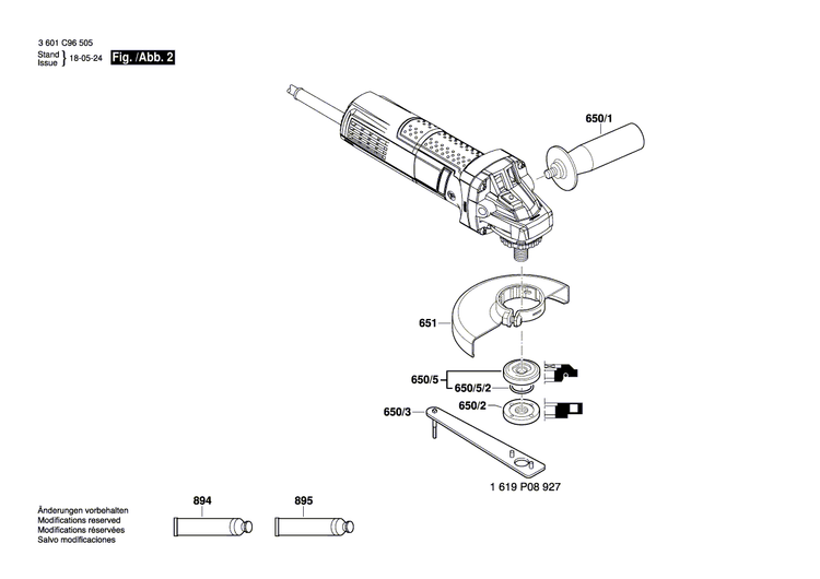 New Genuine Bosch 1619P11187 Manufacturer's nameplate