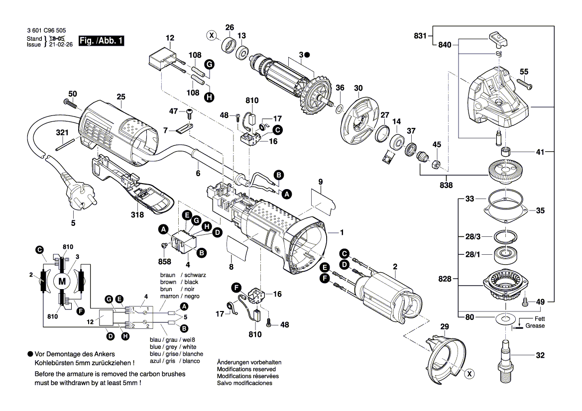 New Genuine Bosch 1619P11187 Manufacturer's nameplate