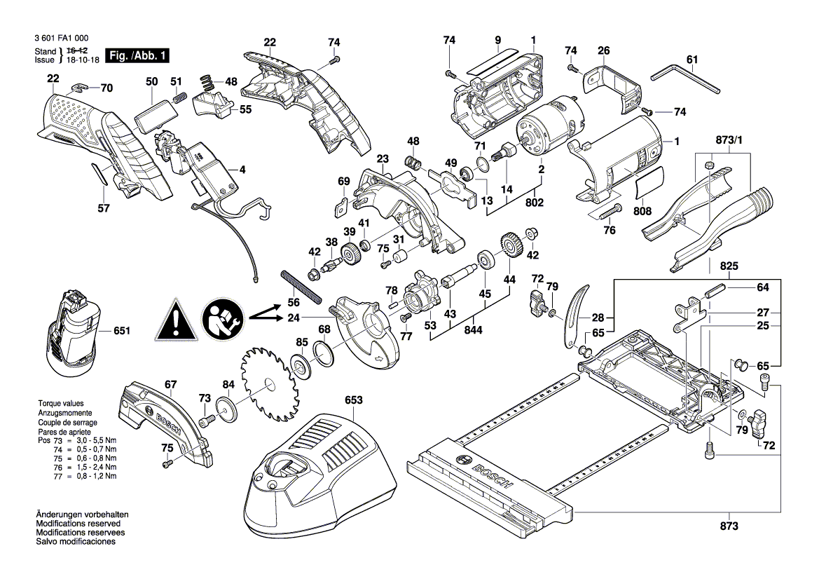New Genuine Bosch 1619P11536 Parallel-Guide