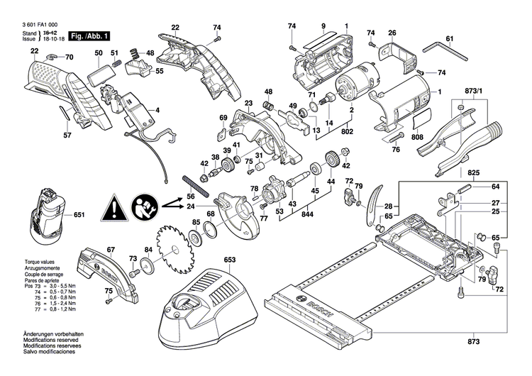 New Genuine Bosch 1619P11536 Parallel-Guide
