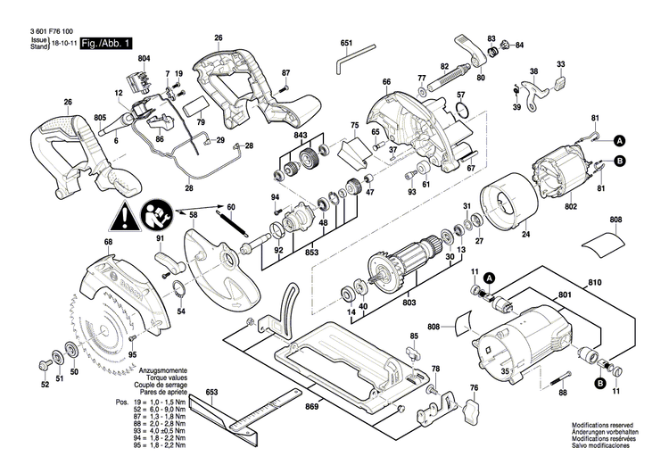 New Genuine Bosch 1619P11862 Baseplate