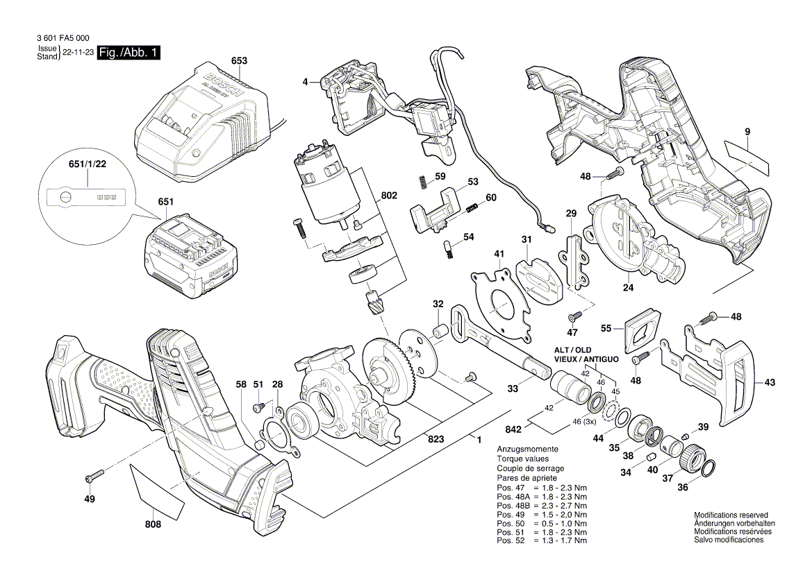 New Genuine Bosch 1619P11962 Housing Set