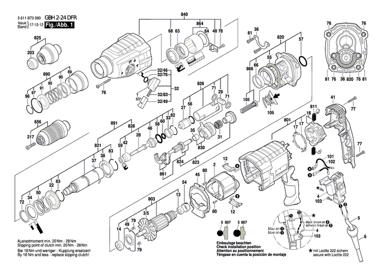 New Genuine Bosch 1619P11998 Field