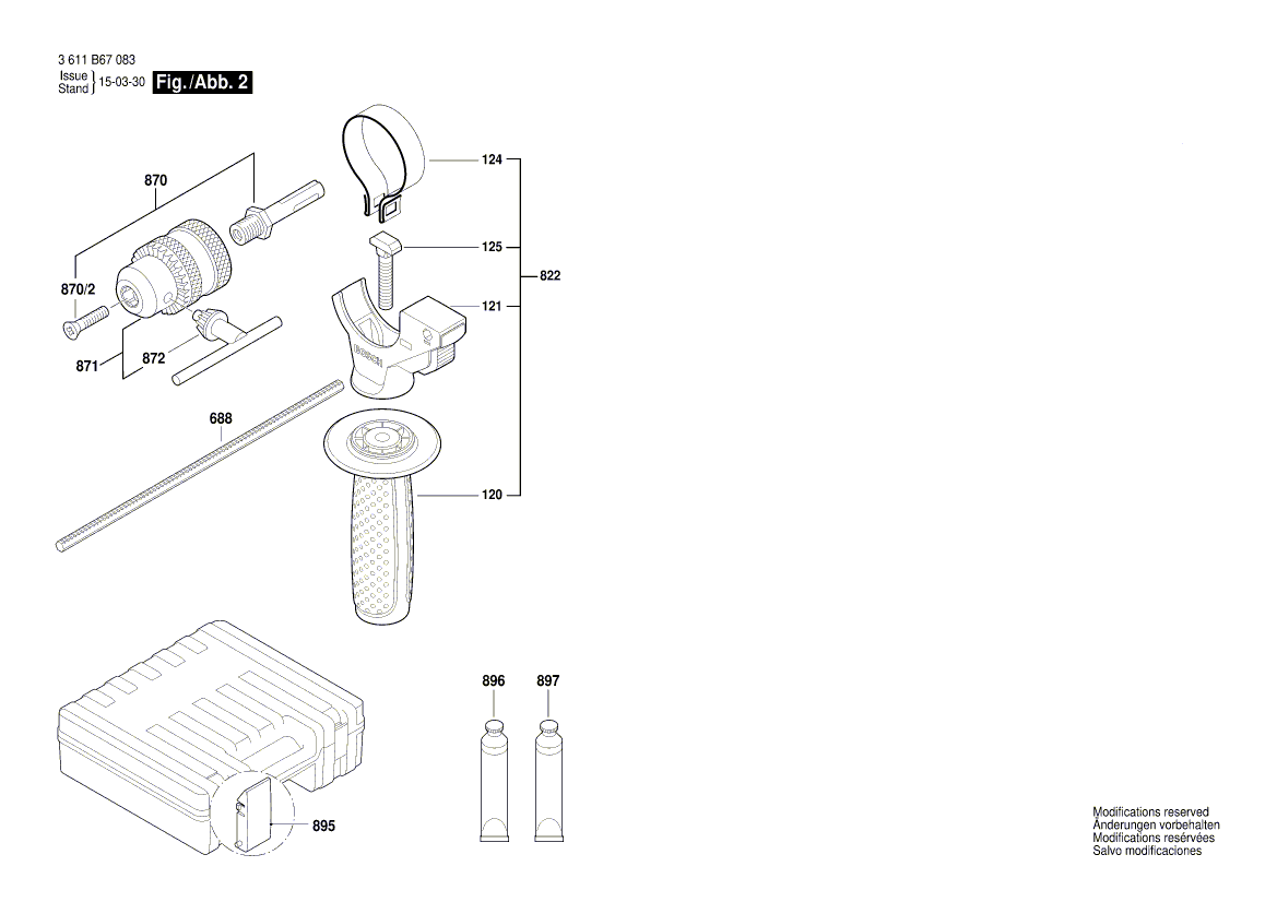 New Genuine Bosch 1619P12114 Armature set