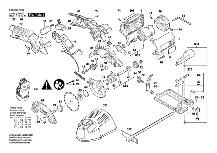 New Genuine Bosch 1619P12361 Manufacturer's nameplate