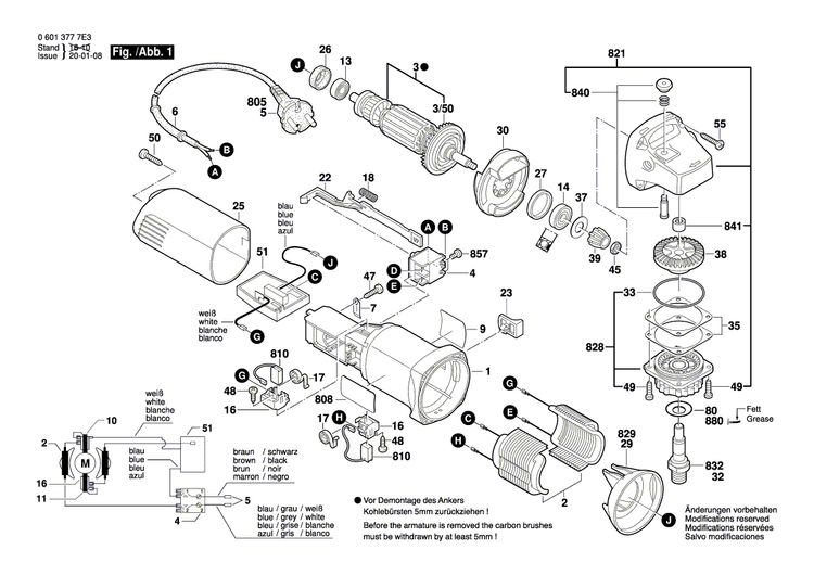 New Genuine Bosch 1619P12863 Nameplate