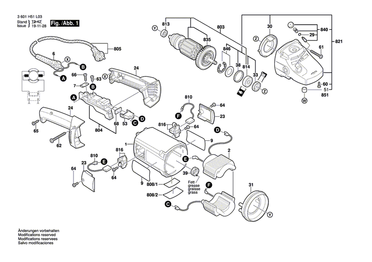 New Genuine Bosch 1619P12867 Nameplate