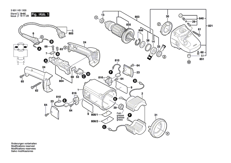 New Genuine Bosch 1619P13283 Nameplate
