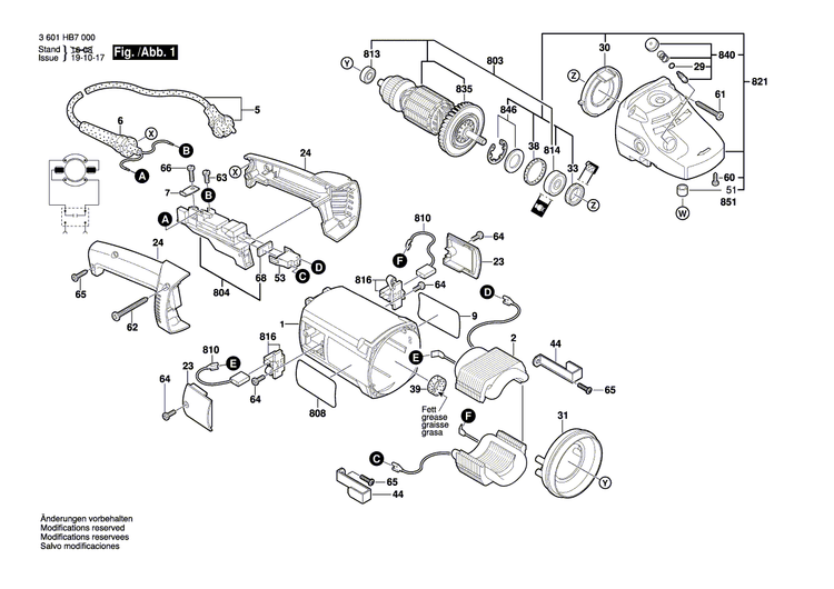 New Genuine Bosch 1619P13489 Manufacturer's nameplate