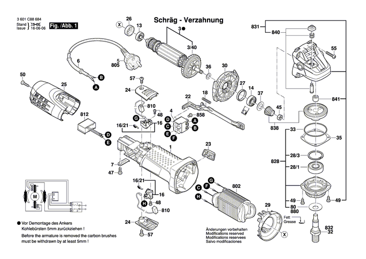New Genuine Bosch 1619P13518 Set Of Gears