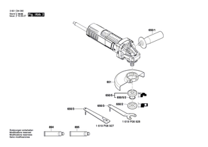 New Genuine Bosch 1619P13541 Switch Button