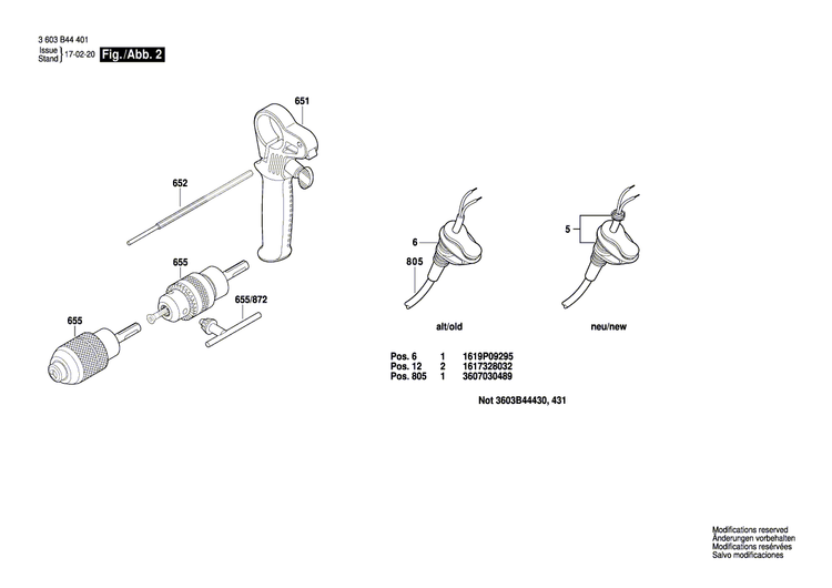 New Genuine Bosch 1619P13598 Manufacturer's nameplate