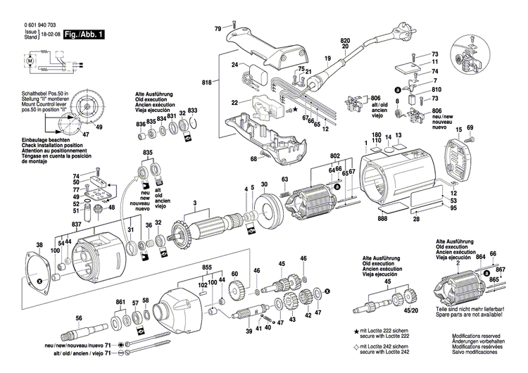 New Genuine Bosch 1619P13763 Armature