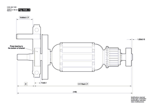 New Genuine Bosch 1619P14037 Suppression Filter