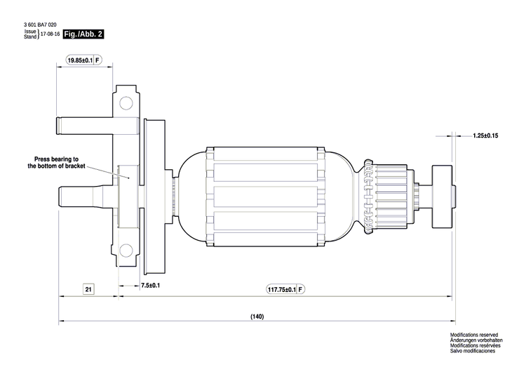 New Genuine Bosch 1619P14037 Suppression Filter