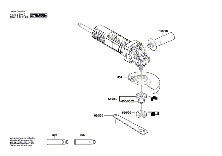 New Genuine Bosch 1619P14146 Housing Cover
