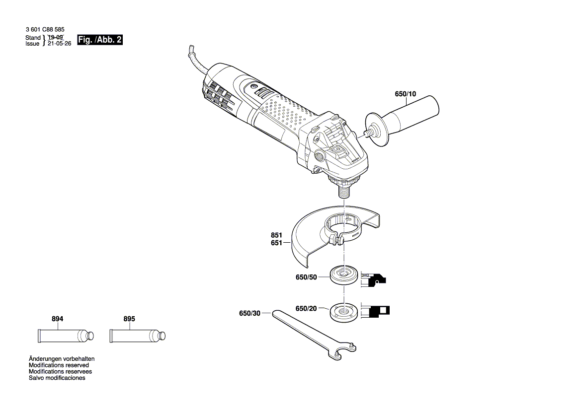 New Genuine Bosch 1619P14330 Intermediate Ring