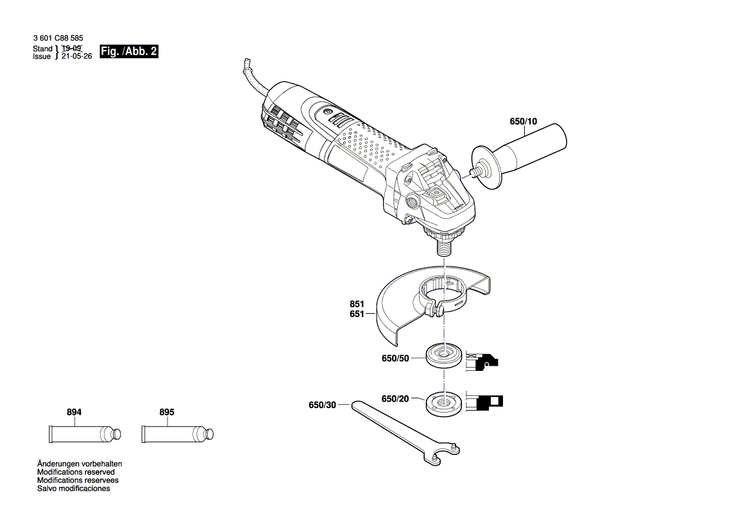 New Genuine Bosch 1619P14330 Intermediate Ring