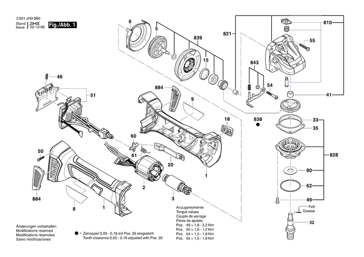 New Genuine Bosch 1619P14537 Protective Cover