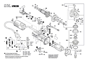 New Genuine Bosch 1619P14539 Protective Cover