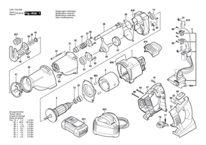 New Genuine Bosch 1619P14652 Motor Housing
