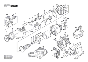 New Genuine Bosch 1619P14654 Motor Housing