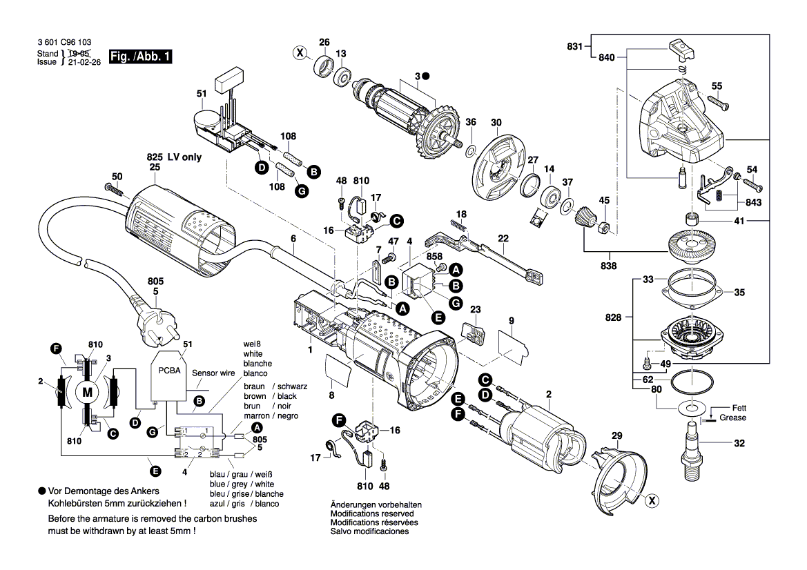 New Genuine Bosch 1619P14676 Field