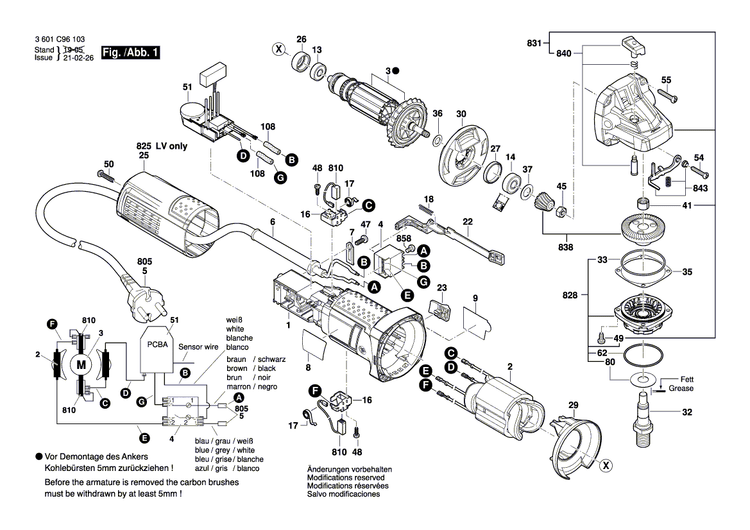 New Genuine Bosch 1619P14676 Field