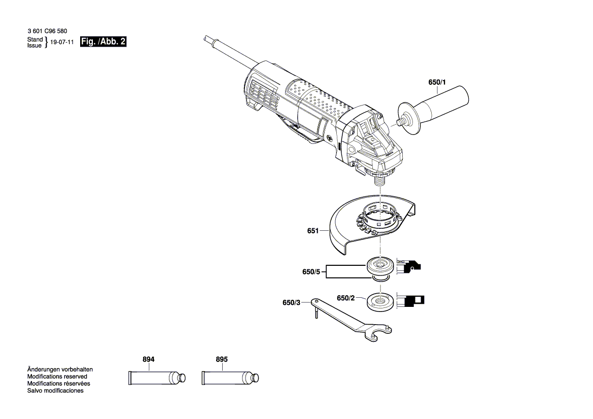 New Genuine Bosch 1619P14852 Manufacturer's nameplate