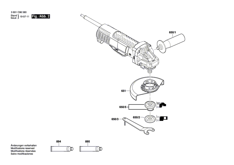 New Genuine Bosch 1619P14852 Manufacturer's nameplate
