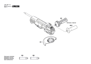 New Genuine Bosch 1619P14965 Manufacturer's nameplate