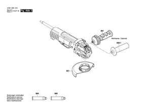 New Genuine Bosch 1619P14966 Manufacturer's nameplate