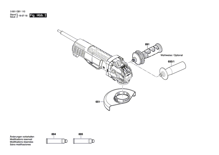 New Genuine Bosch 1619P15086 Nameplate